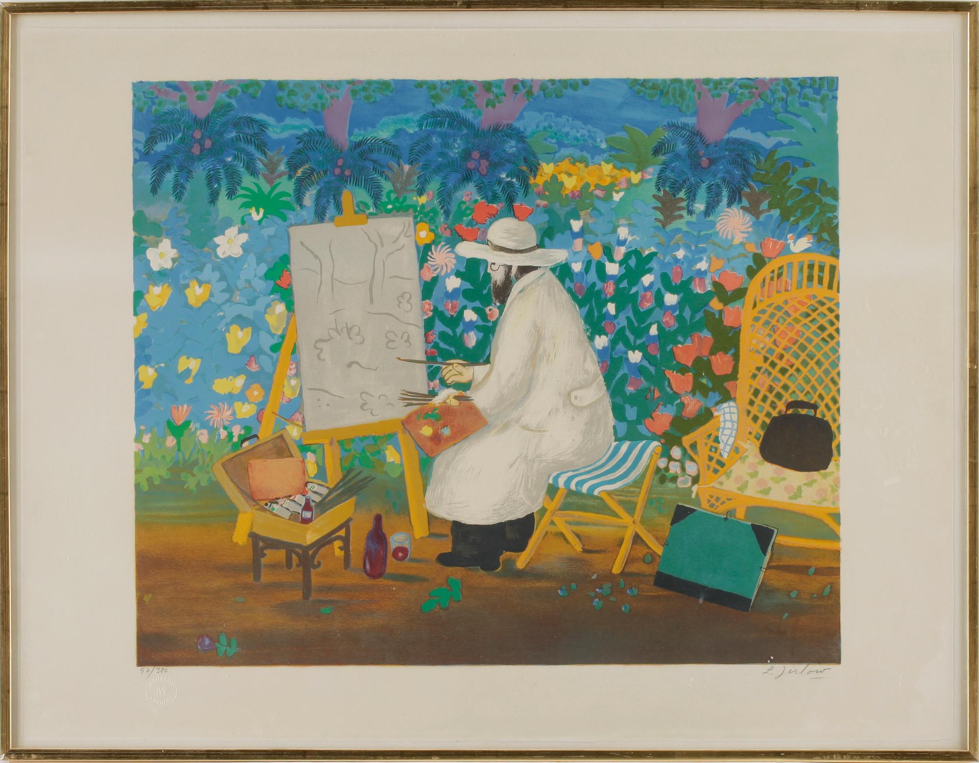 LENNART JIRLOW, färglitografi. Signerad och numrerad 97/380.