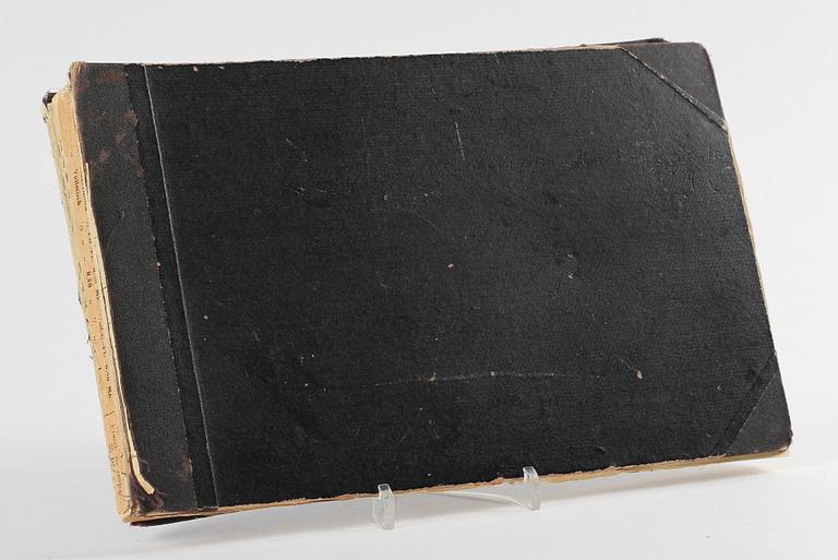 ALBUM MED ÖLETIKETTER, 1800/1900-tal.