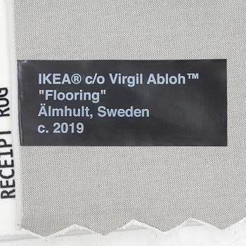 Virgil Abloh, rug "Receipt", IKEA x Virgil Abloh, "MARKERAD" collection, approx. 200 x 90 cm.