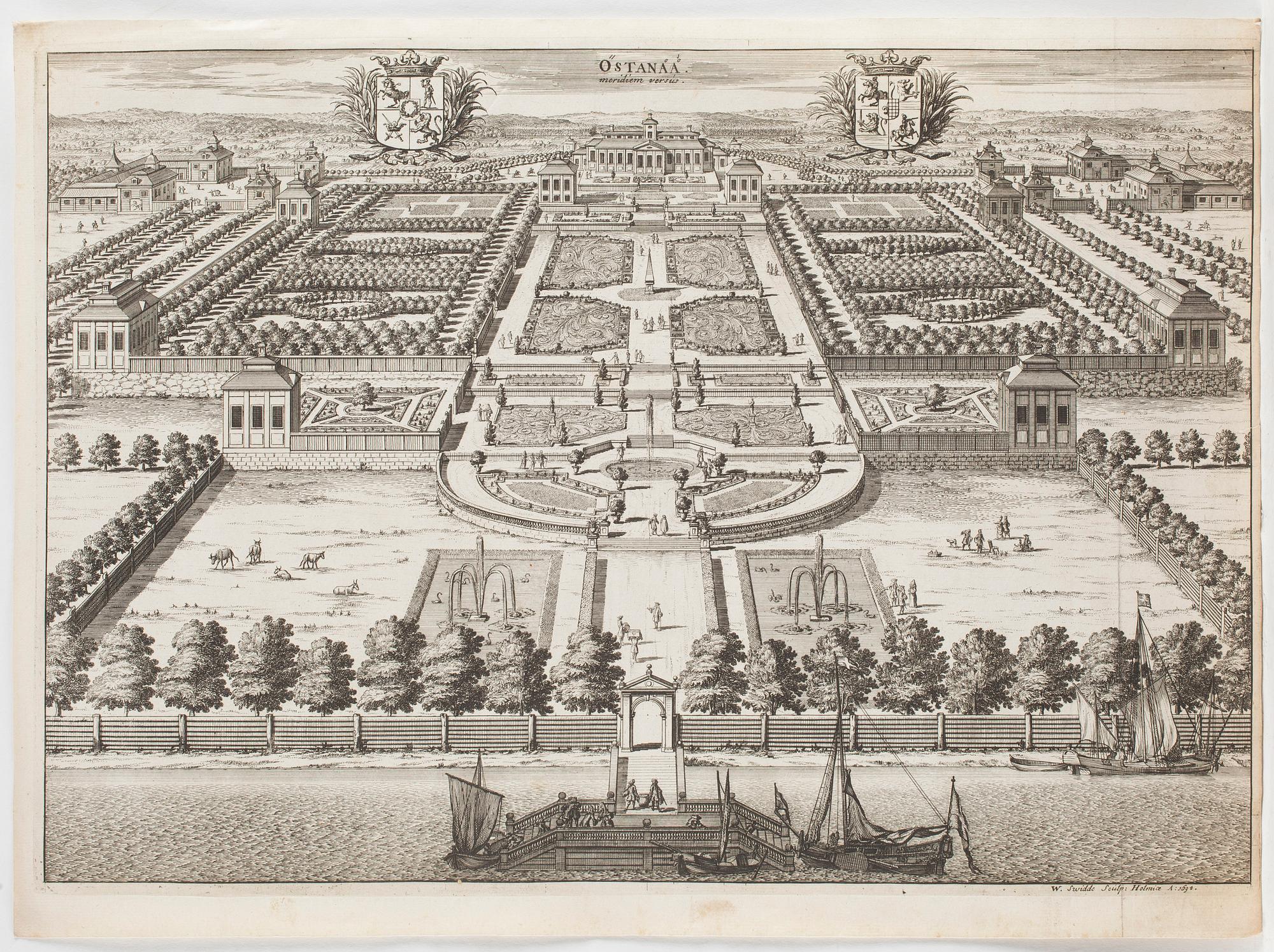KOPPARSTICK, 30 st, 1700-tal, mestadels ur Suecia Antiqua.