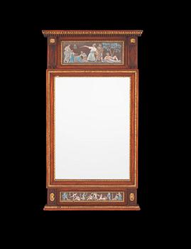 1581. A late Gustavian circa 1800 mirror.