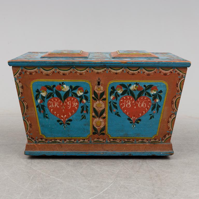 KISTA, allmoge, Delsbo, Hälsingland, daterad 1866.