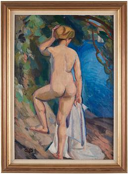 Georg Pauli, Kvinna på väg till badet.