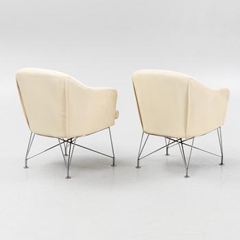 Kenneth Bergenblad, a pair of easychairs for Dux. Second half of the 20th century.