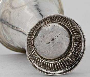 BÄGARE, silver, Johannes Gadd Umeå trol 1801. Vikt ca 295 gram.