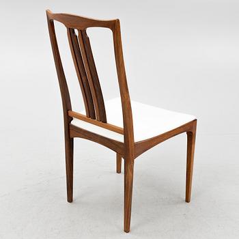 Ib Kofod Larsen, four rosewood chairs, 1960's.