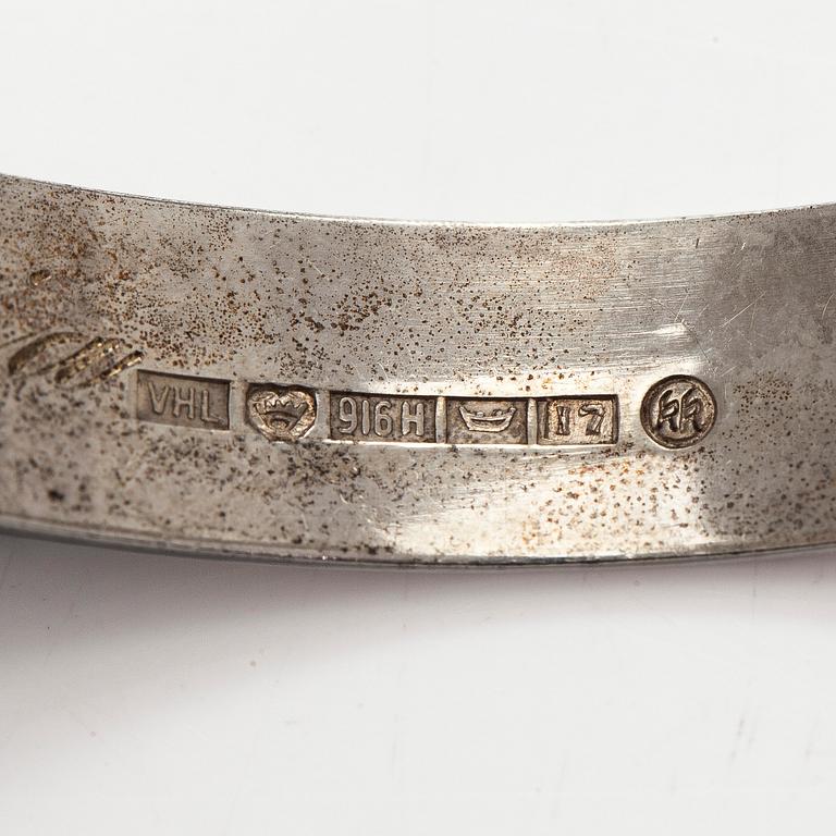 Kalevala Koru, armband, 3 st, silver, Helsingfors 1962- 1998.