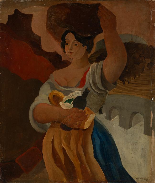 Bertil Bull Hedlund, "Figurer i Sydfranskt landskap".