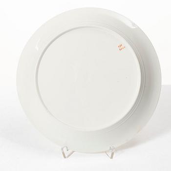 A part cream ware 'crayfish' dinner service, possibly by Rörstrand, early 20th century.