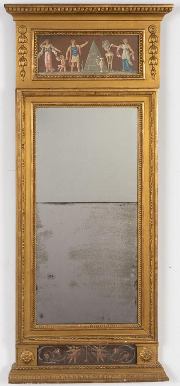 Mirror, circa 1800, Empire style.