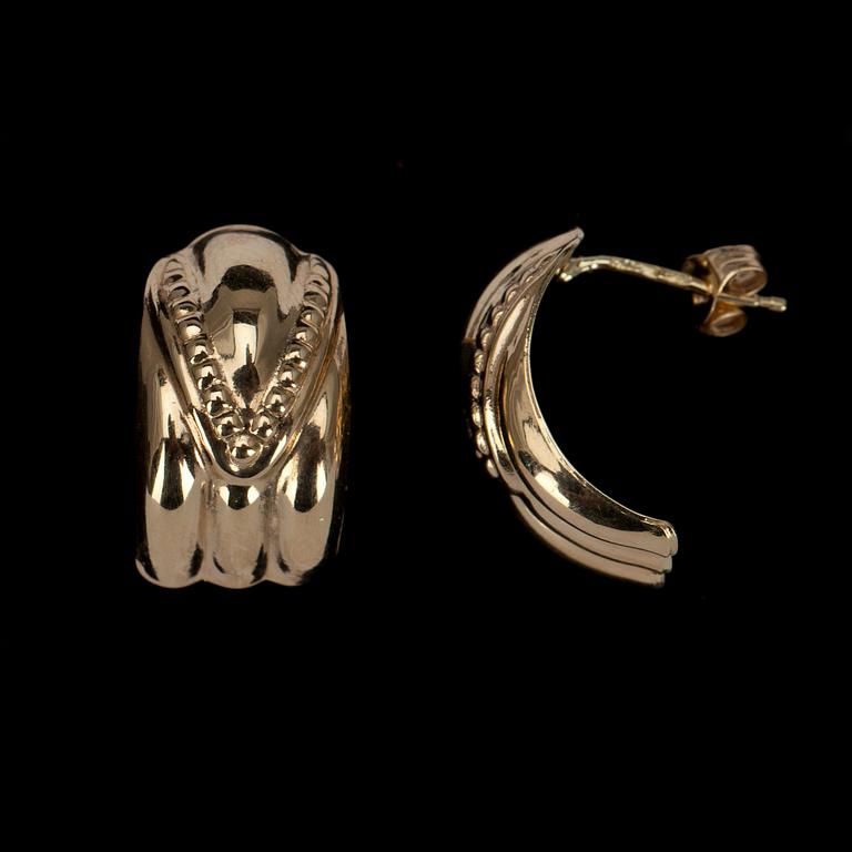 ÖRHÄNGEN, guld 14K, finska stämplar. Vikt 2,8 g.