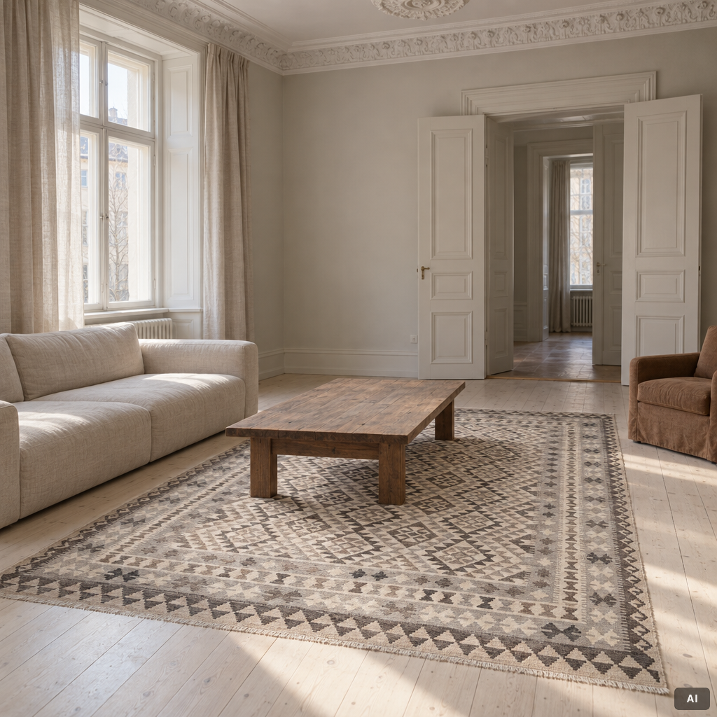 A Kelim carpet, a. 295 x 200 cm.