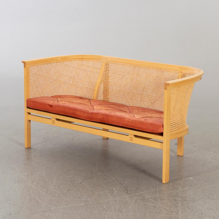 A sofa and an armchair in "Kongeserien" by Rud Thygesen & Johnny Sörensen. Designed in 1968.