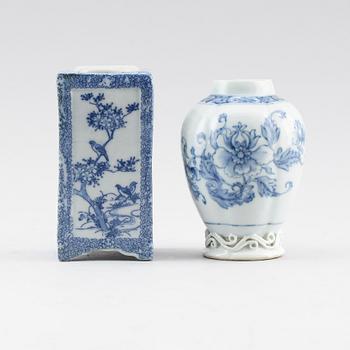 TEVAS OCH VAS, porslin, Kina och Japan, 1700-/1900-tal.