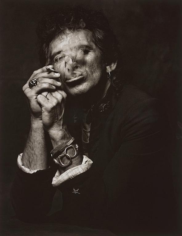 Albert Watson, "Keith Richards, New York City, 1988".