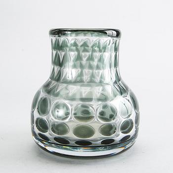 INGEBORG LUNDIN, vase, "Ariel, circles, glass, Orrefors, 1965.