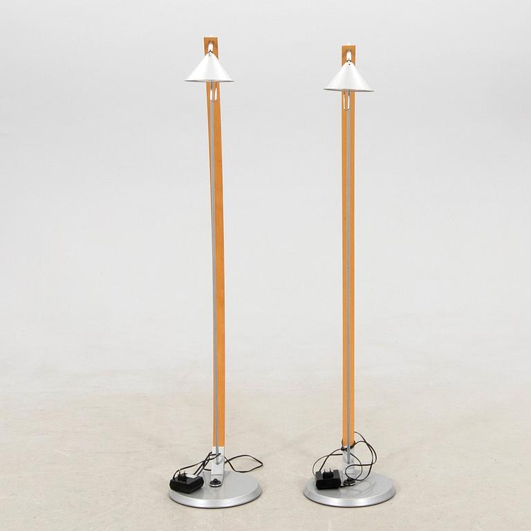 Tord Björklund, a pair of floor lamps "Prolog" for IKEA, late 20th century.
