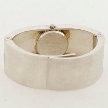 BJÖRN WECKSTRÖM, ARMBANDSUR, "Protos 2", silver. Lapponia 1990.