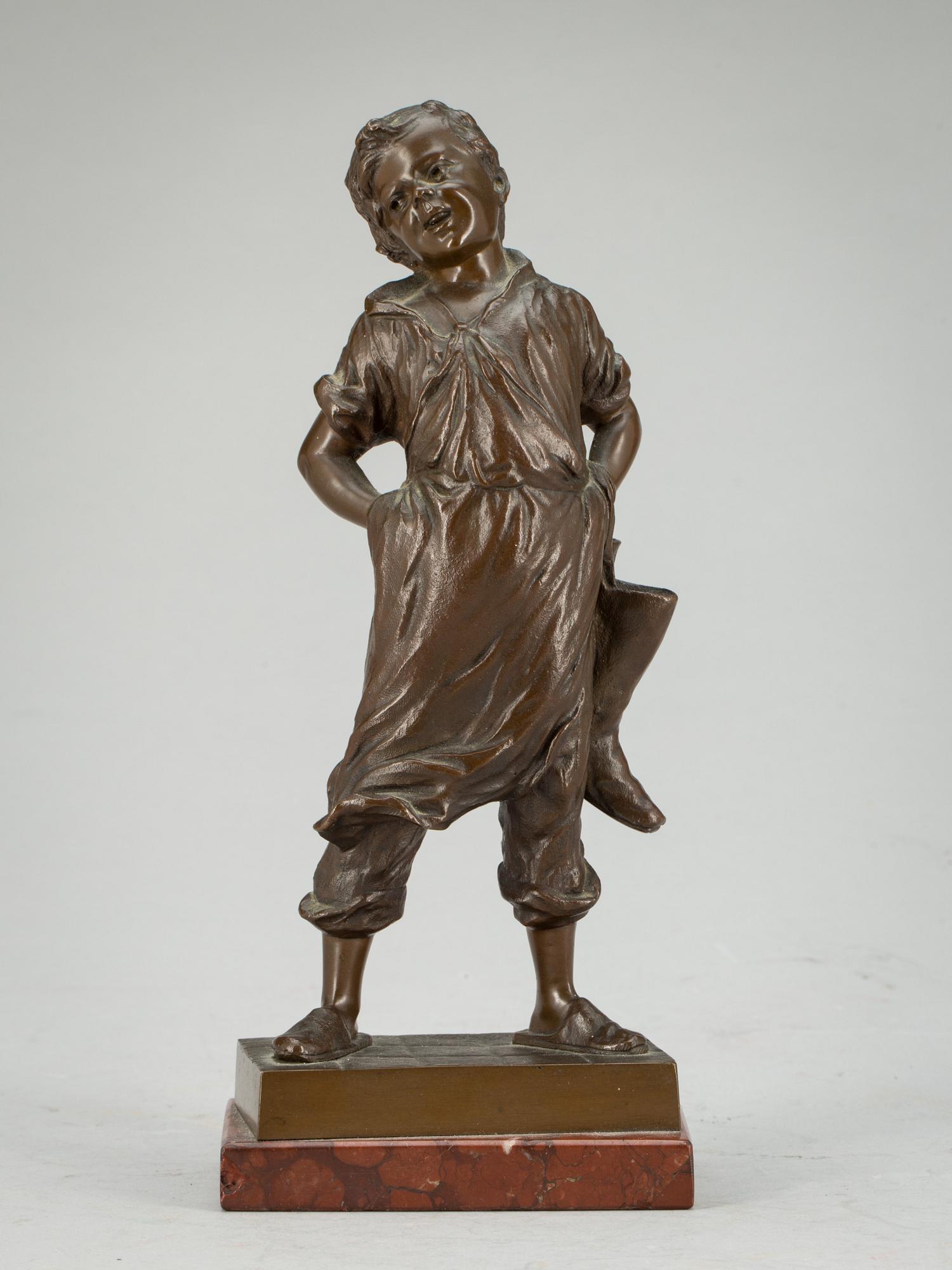 PAUL LUDWIG KOWALCZEWSKI, skulptur, brons. Signerad.