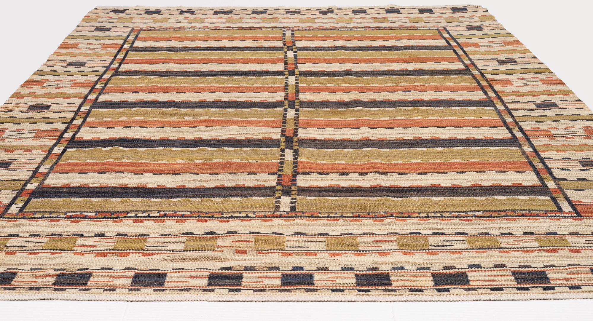 Märta Måås-Fjetterström, matta, "Sommarmattan", rölakan, ca 344 x 258 cm, signerad MMF.
