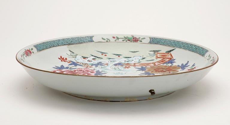 FAT, porslin, famille rose, Qianlong, Kina, 1700-tal.
