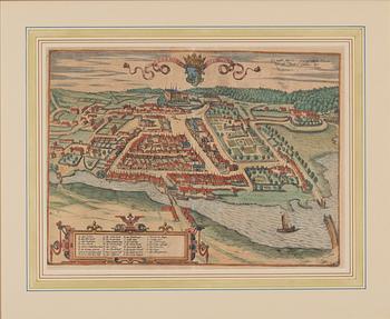 Frans Hogenberg, "Colding Schlos und Stat".