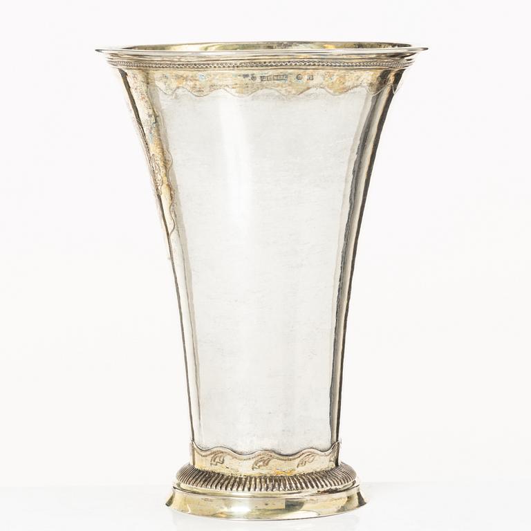 Petter Gillberg, bägare, silver, Varberg 1790.