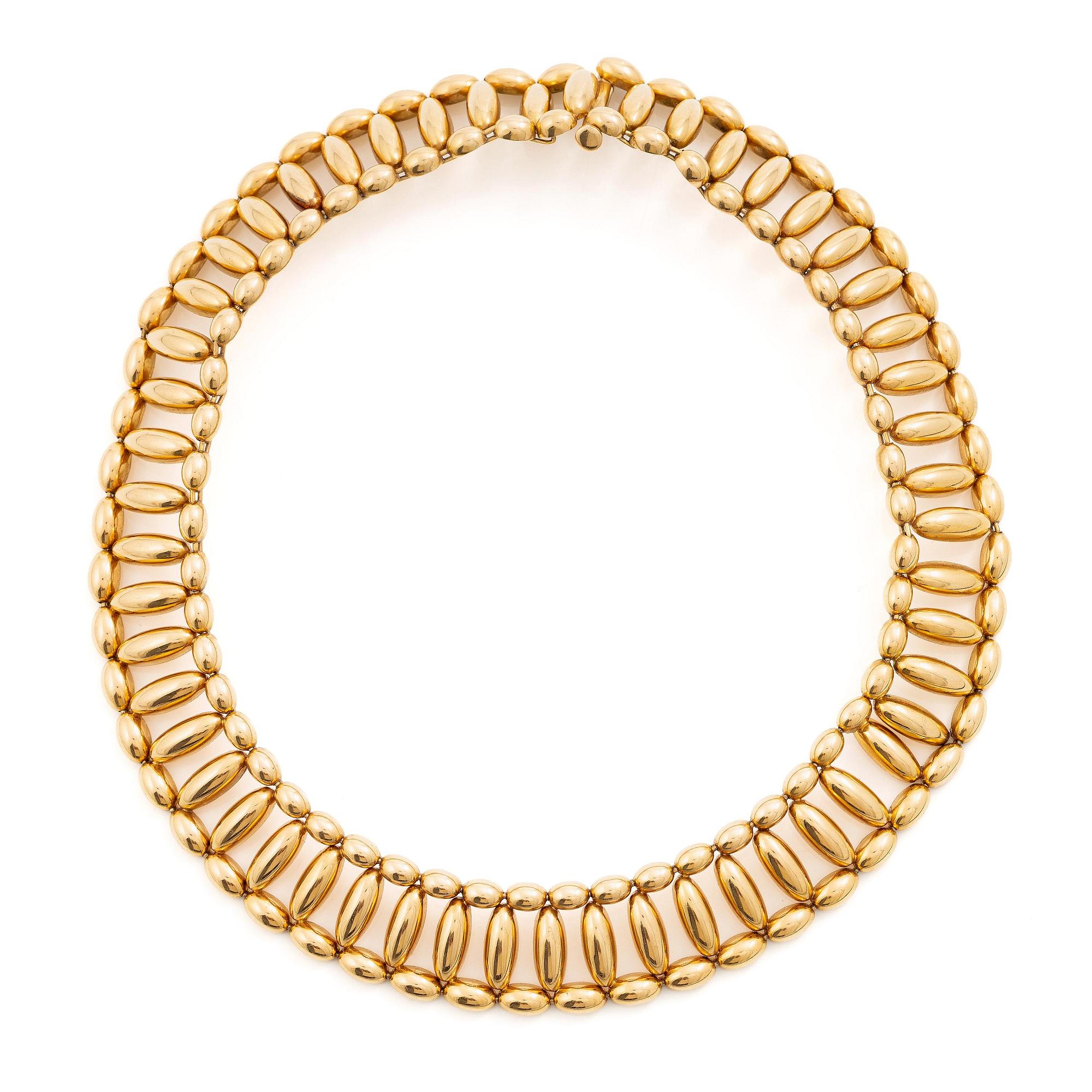 Hugo Strömdahl collier 18K guld.