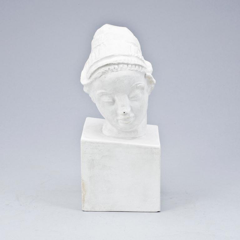 CARL MILLES, skulptur, gips, sign.