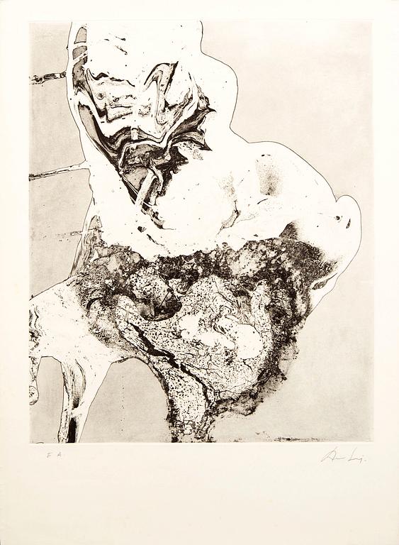 August Puig, etsning, signerad, E.A.-upplaga.
