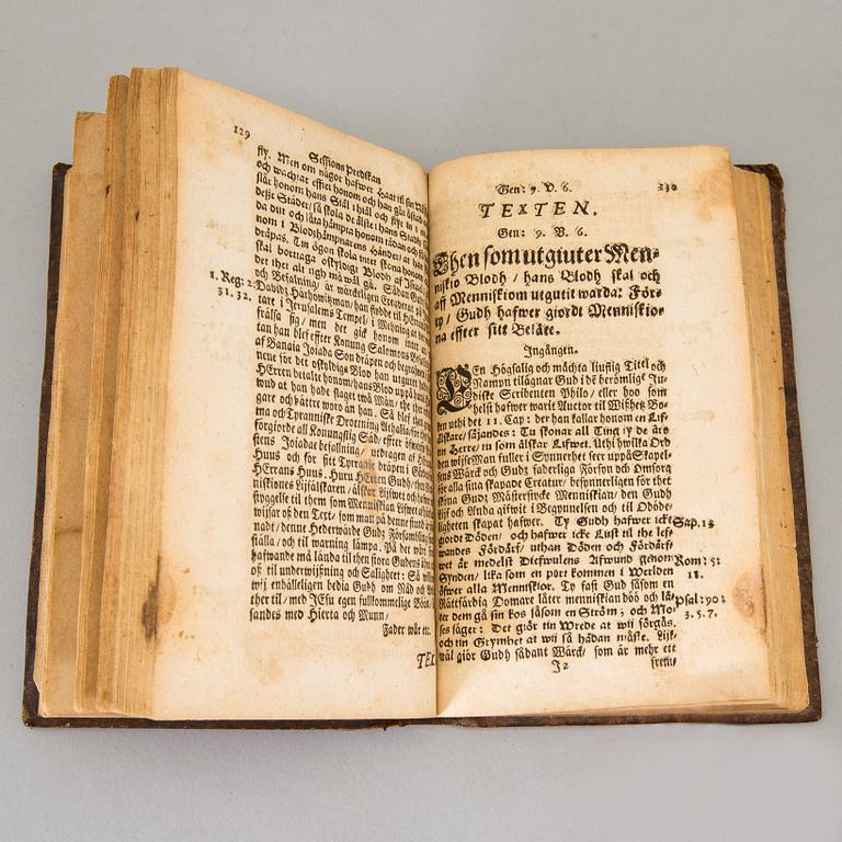 BOK, Erlandus Dryselius samt Johannes Bilberg inbundna tillsammans, 1693 och 1692.