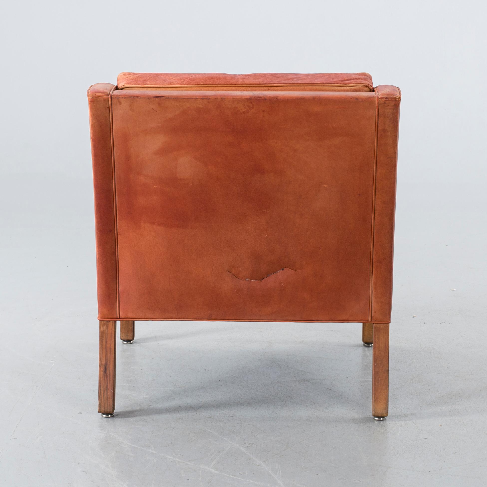 BØRGE MOGENSEN, fåtölj, "Lounge Chair", Fredericia Stolefabrik, modell 2207, 1900-talets andra hälft.