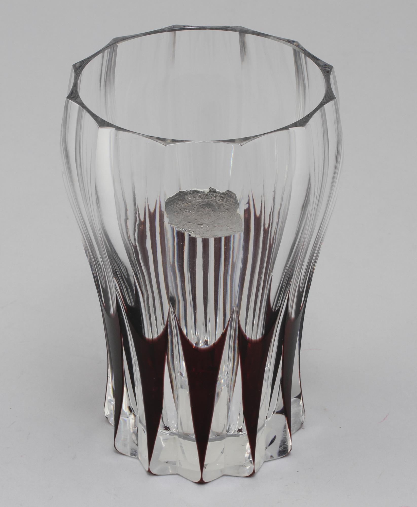 VAS, glas, Val Saint-Lambert, Beligen, 1900-talets andra kvartal.