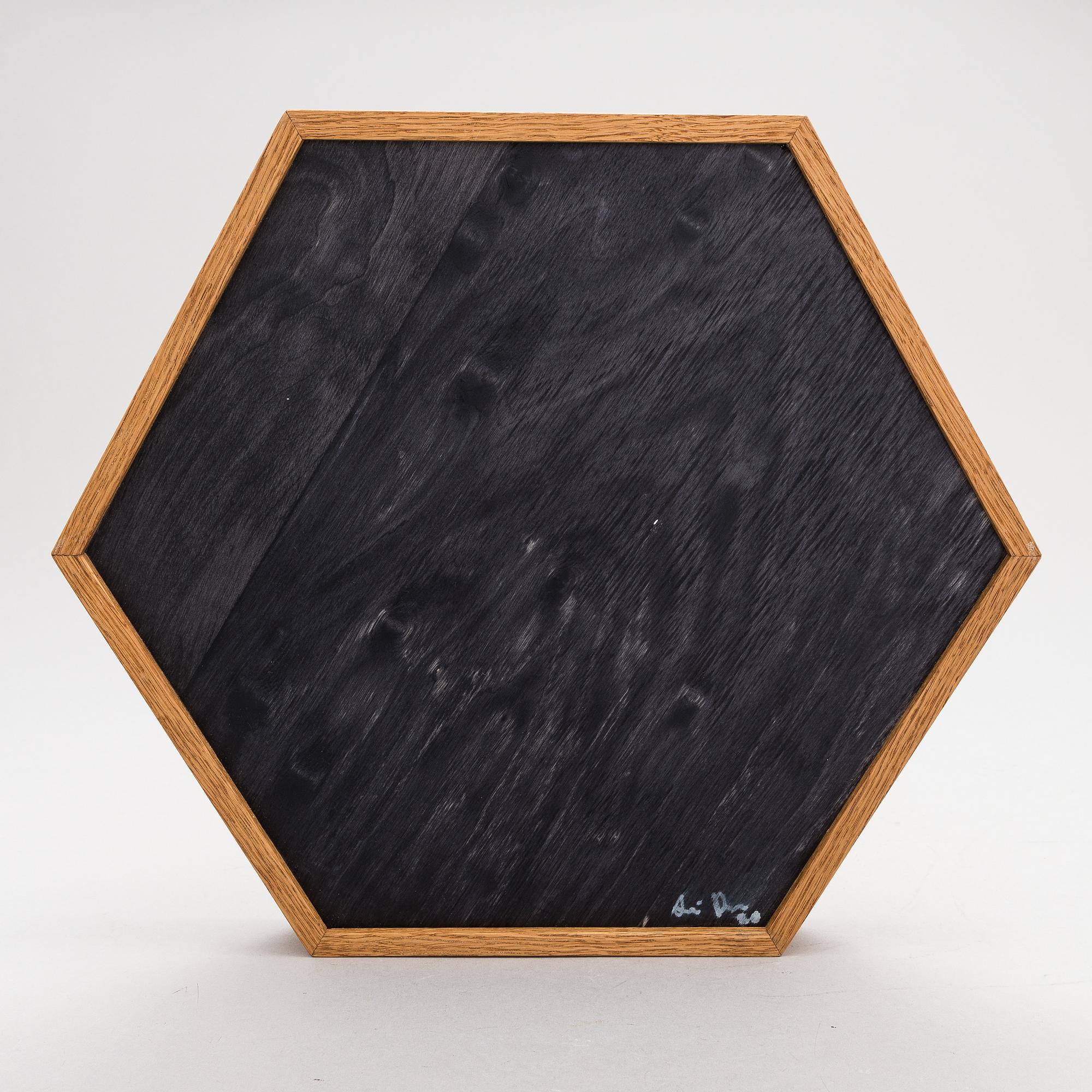 ALEKSI PUUSTINEN, 'Hexagon Tray', signed.