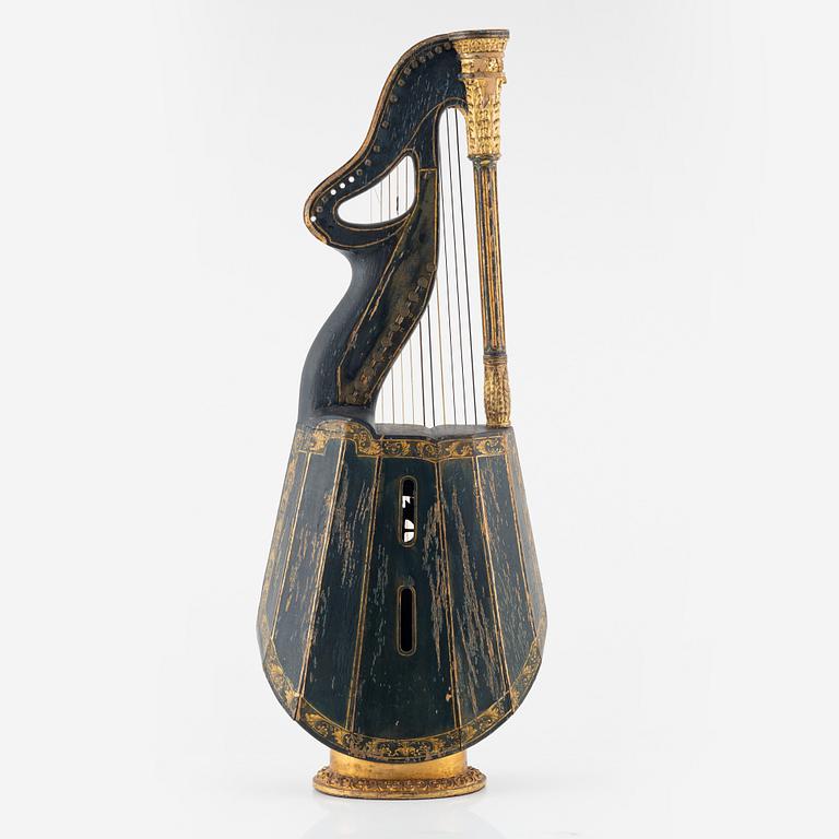 An English Harp Lute by Edward Light, London, circa 1815.