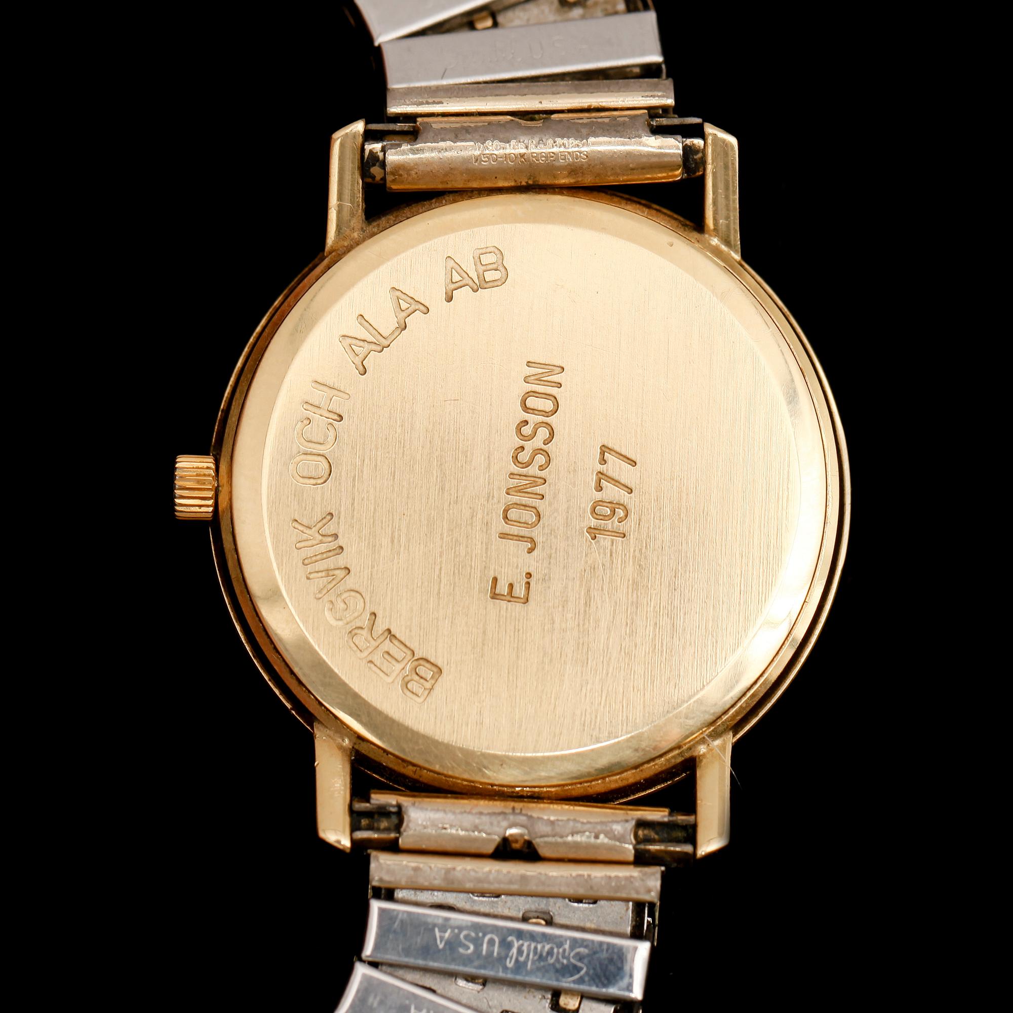 HERRARMBANDSUR, 18 k, Omega, 1970-tal.