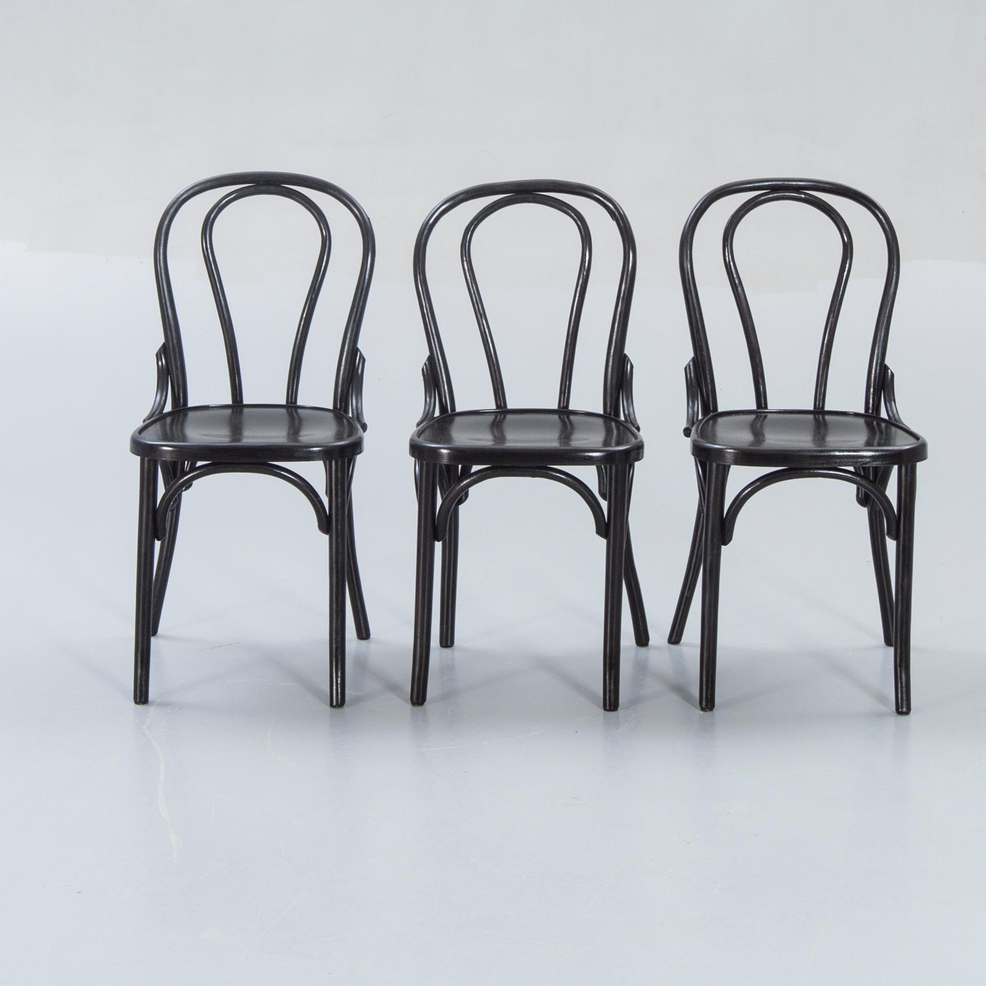 Chairs, 6 pcs, bentwood, 20th century.