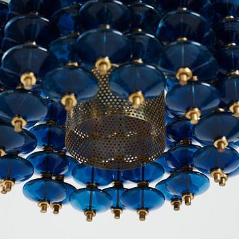 Hans-Agne Jakobsson, an "Estrella" model T/581 ceiling lamp, Markaryd, Sweden 1960-70's.