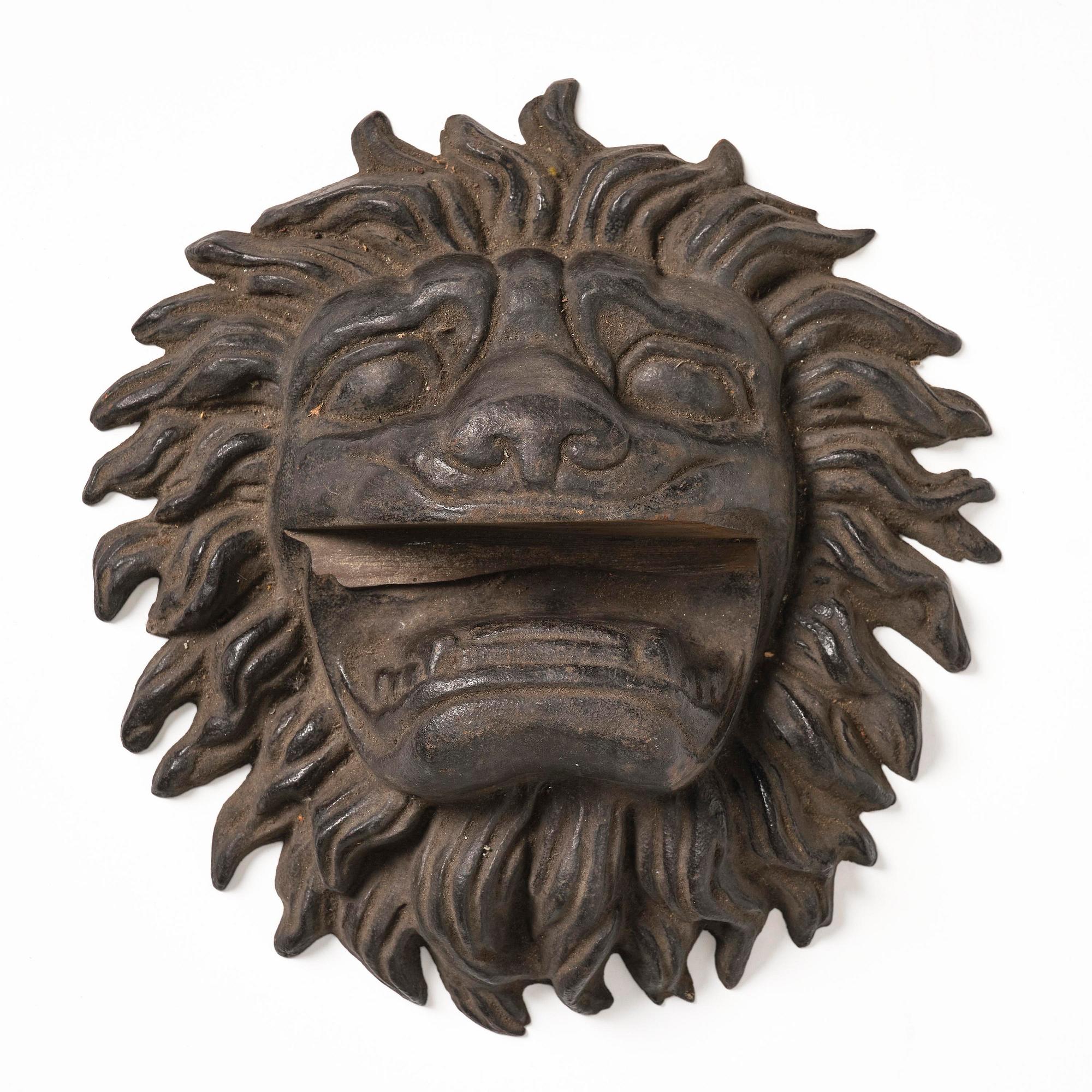 Anna Petrus, a cast iron mascaron, Näfveqvarns bruk, Swedish Grace.