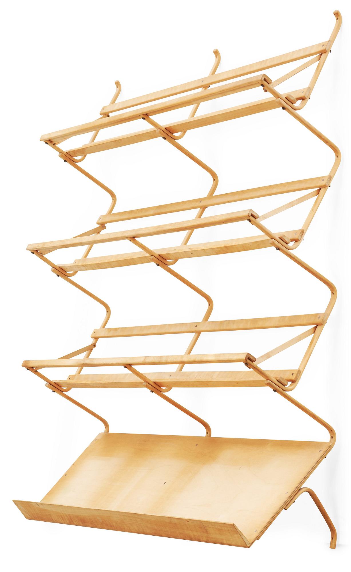 BRUNO MATHSSON, vägghyllor 2 st, Firma Karl Mathsson, 1940-50-tal.
