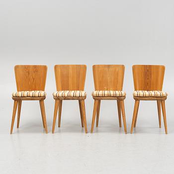 Göran Malmvall, stolar 4 st, "modell 510", Svensk Fur, Karl Andersson och söner, 1900-talets mitt.