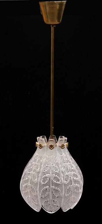 TAKLAMPA, Orrefors. H 70.