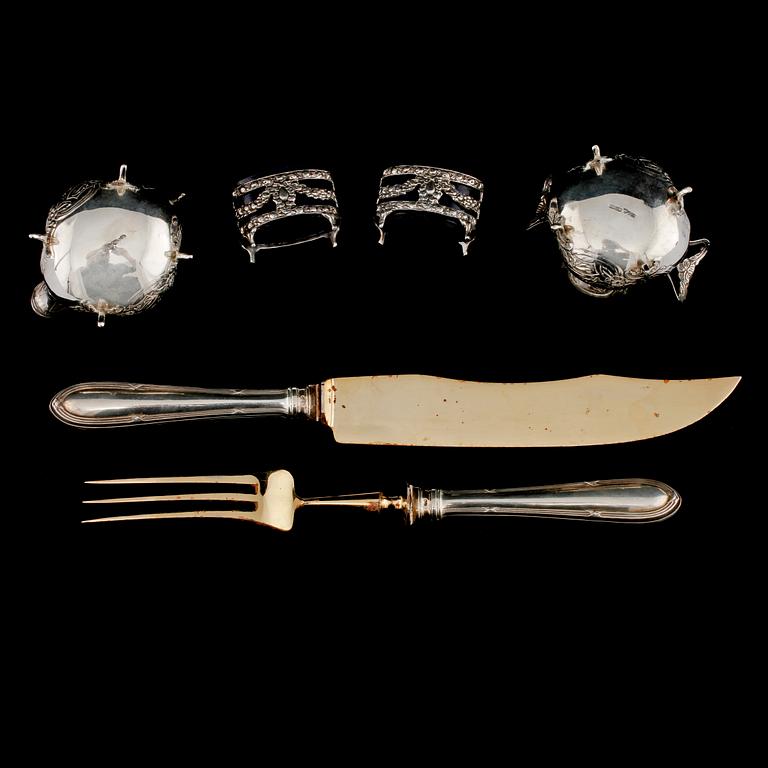 PARTI SILVER, 6 delar, 1900-tal.