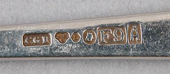 BESTICKSERVISDELAR, 16 st, silver, "Diplomat", CG Hallberg 1900-talets mitt.