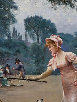 August Hagborg, In the Tuileries Garden.