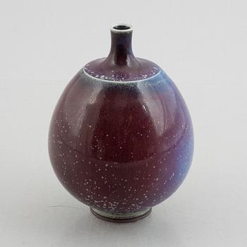 Berndt Friberg, a stoneware vase, Gustavsbergs studio 1974.