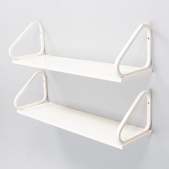 ALVAR AALTO,  Two late 20th century shelves for Artek.