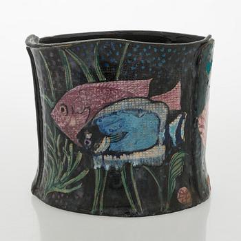 Dorrit von Fieandt, A ceramic vase, monogram signed DF. Unique piece. Latter half of the 20th century.