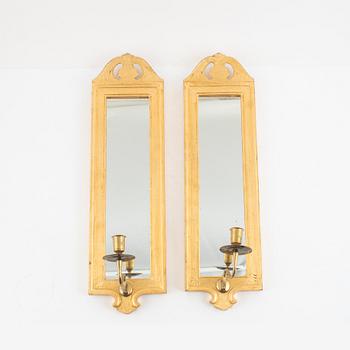 A pair of 'Regnaholm' wall sconces,  IKEA's 18th-century series, 1990s.
