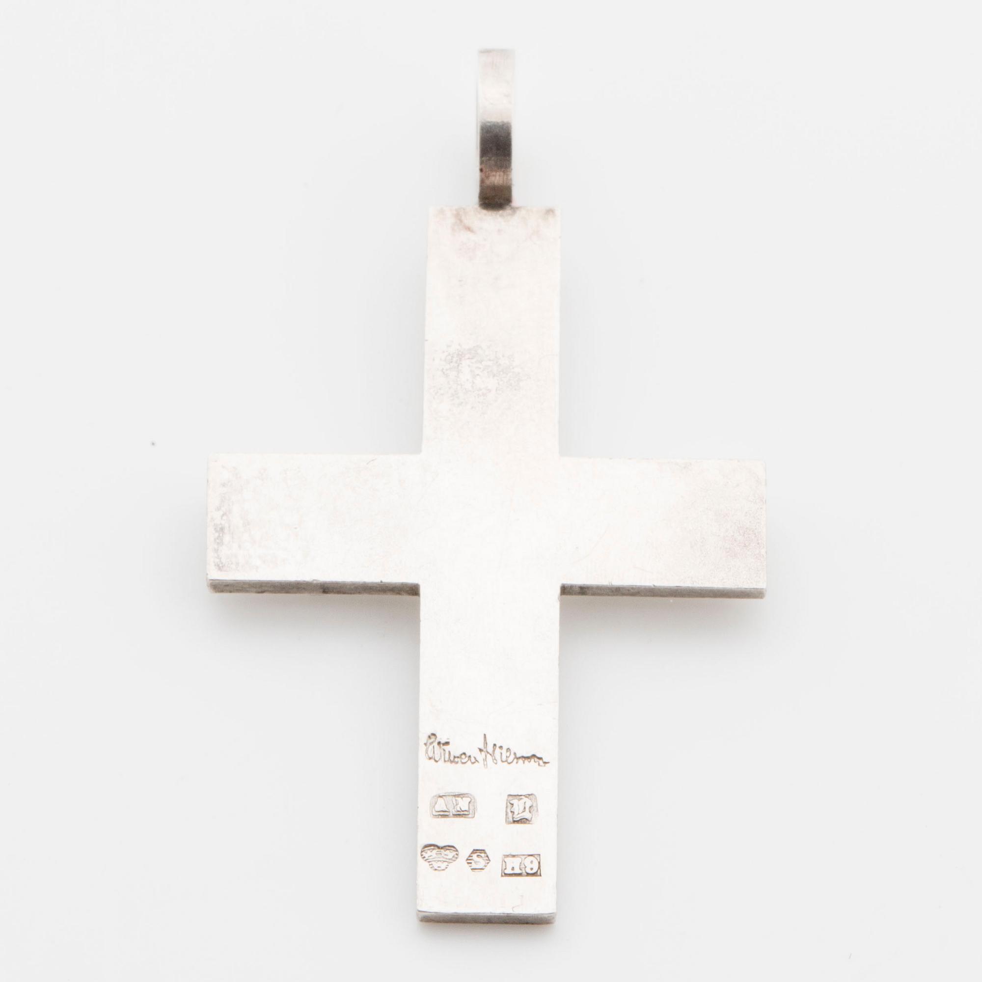 WIWEN NILSSON, A silver pendant Lund 1958.